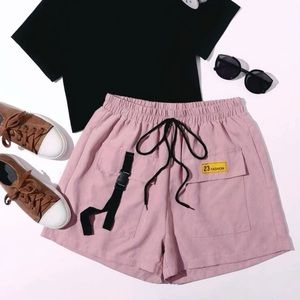 NWOT Industrial Cargo Pocket High Waist Shorts